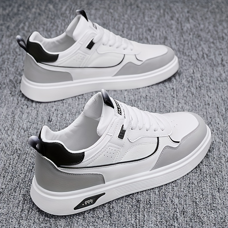 mens skate shoes with good grip lace up sneakers mens footwear details 1