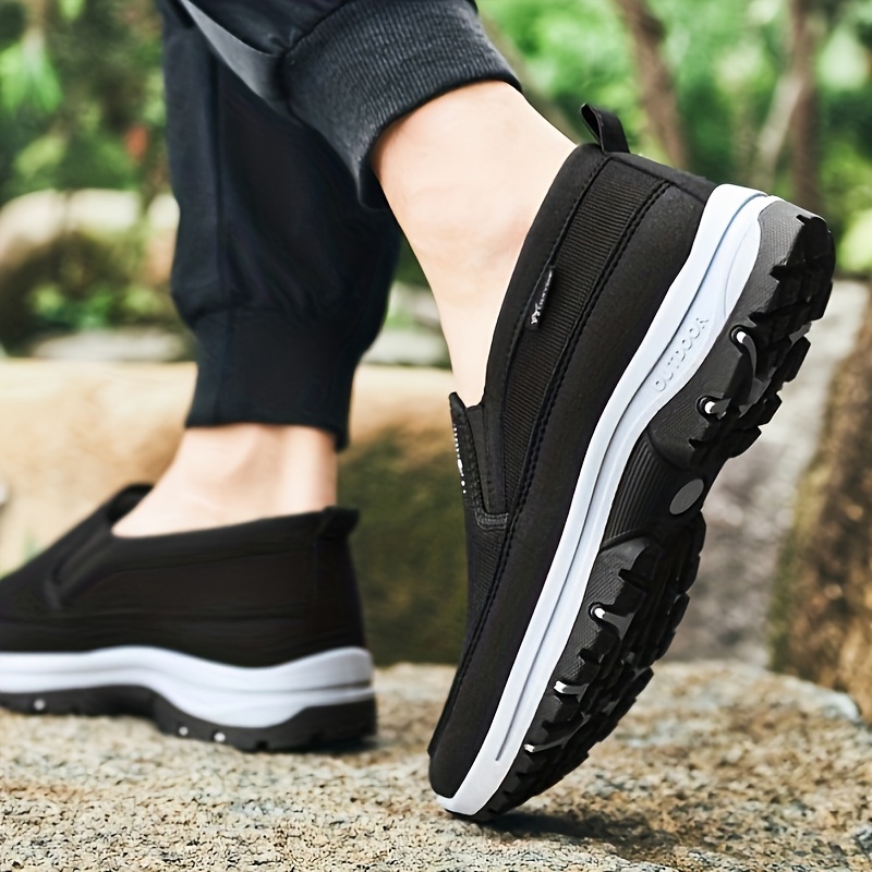 mens slip on sneakers loafers athletic shoes comfortable and breathable walking shoes details 0