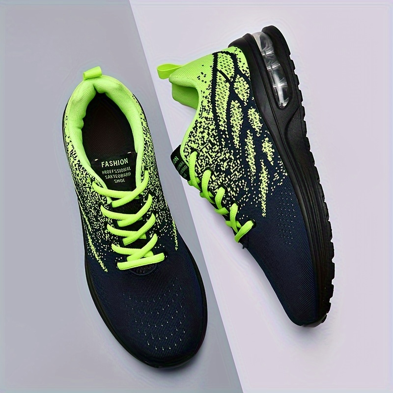 athletic shoes, mens lace up sneakers athletic shoes with air cushion shock absorbing and breathable running basketball workout gym details 10