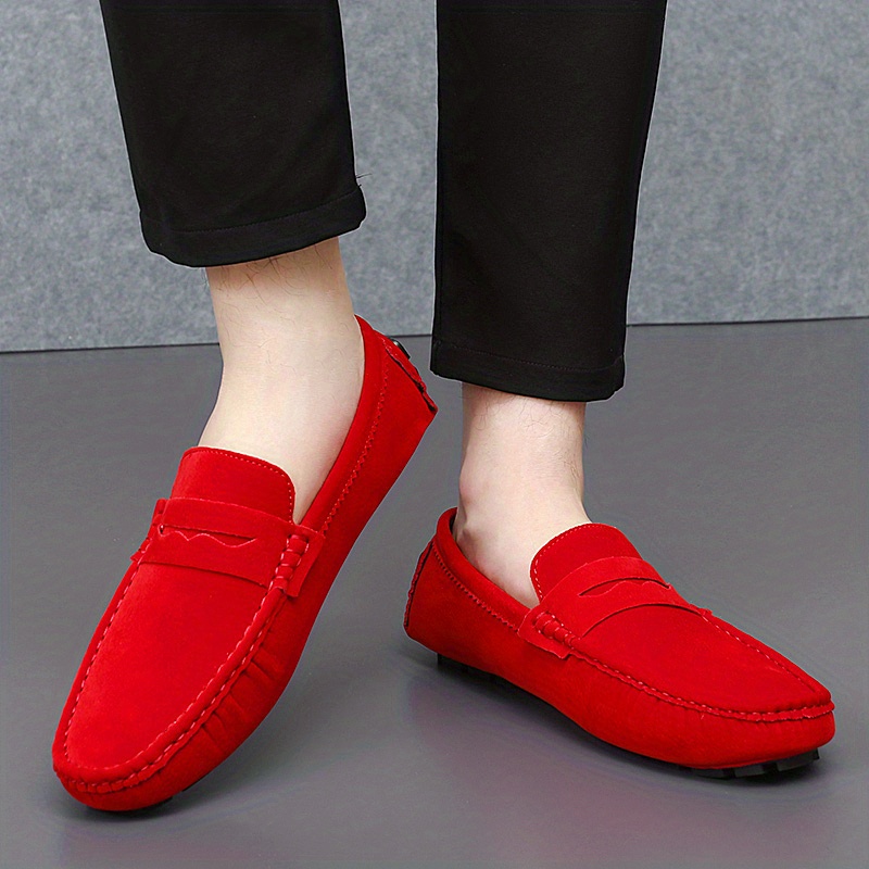 mens moccasins penny loafer shoes driving shoes comfy non slip slip on shoes mens footwear all seasons details 17