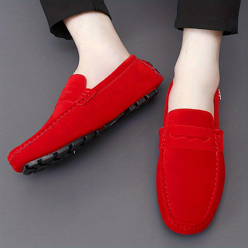 mens moccasins penny loafer shoes driving shoes comfy non slip slip on shoes mens footwear all seasons details 20