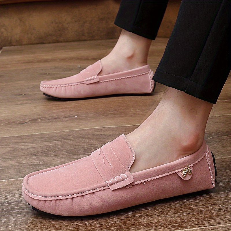 mens moccasins penny loafer shoes driving shoes comfy non slip slip on shoes mens footwear all seasons details 30