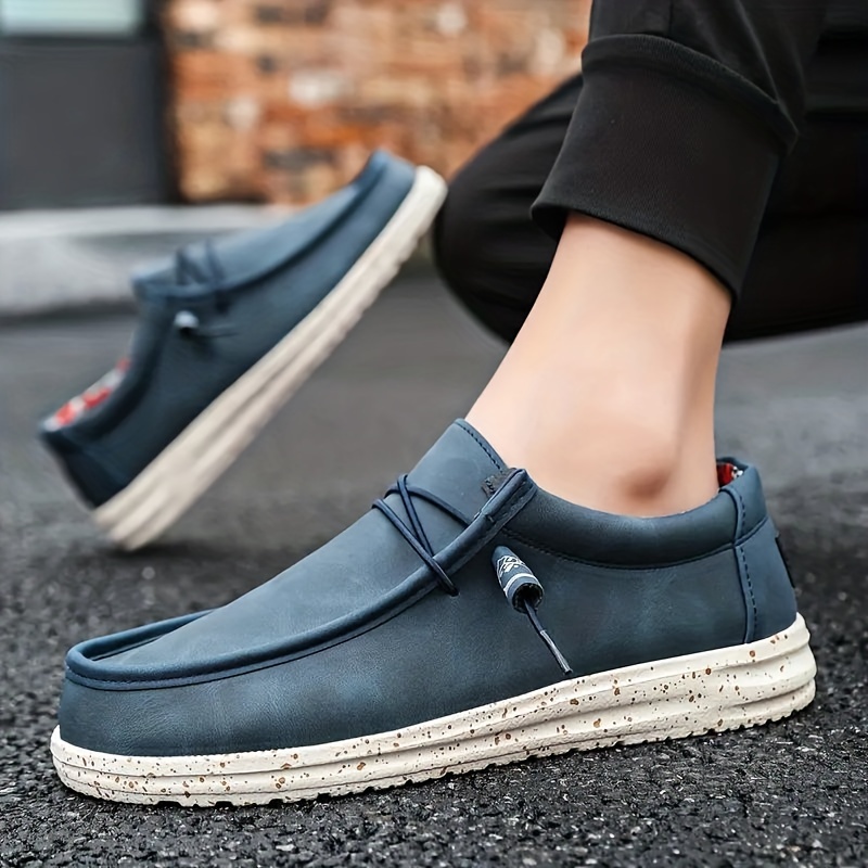 mens slip on loafer shoes breathable lightweight non slip canvas shoes mens sneakers spring and summer details 6